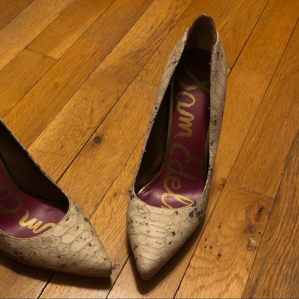 *SOLD* Sam Edelman Snakeskin Heels